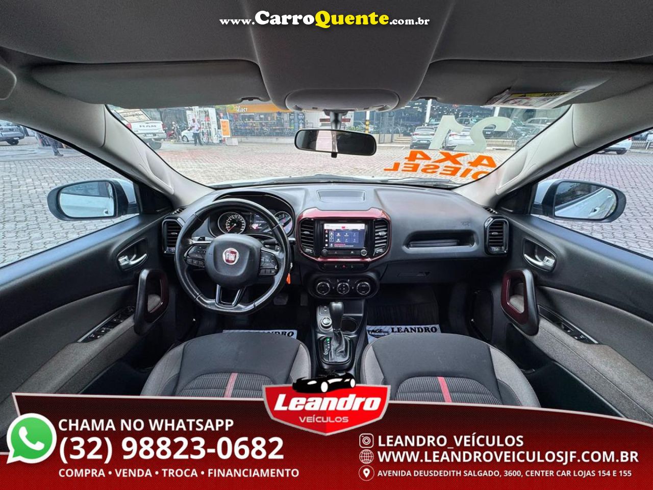 FIAT   TORO FREEDOM 2.0 16V 4X4 TB DIESEL AUT.   BRANCO 2021 2.0 DIESEL - Loja