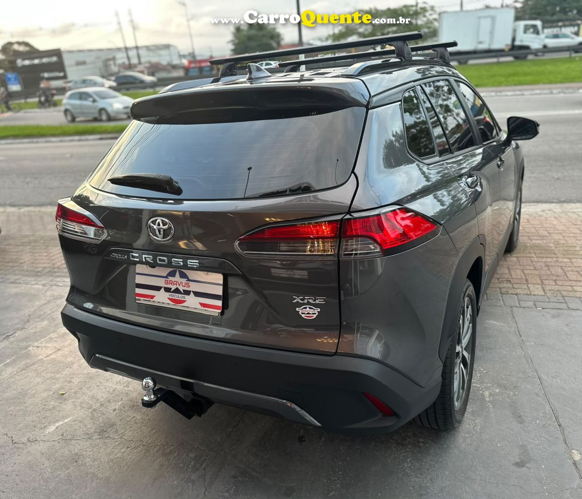 TOYOTA   COROLLA CROSS XRE 2.0 16V FLEX AUT.   CINZA 2022 2.0 FLEX - Loja