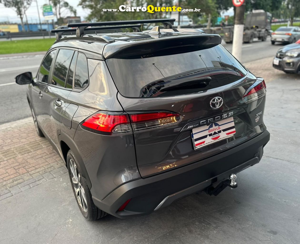 TOYOTA   COROLLA CROSS XRE 2.0 16V FLEX AUT.   CINZA 2022 2.0 FLEX - Loja