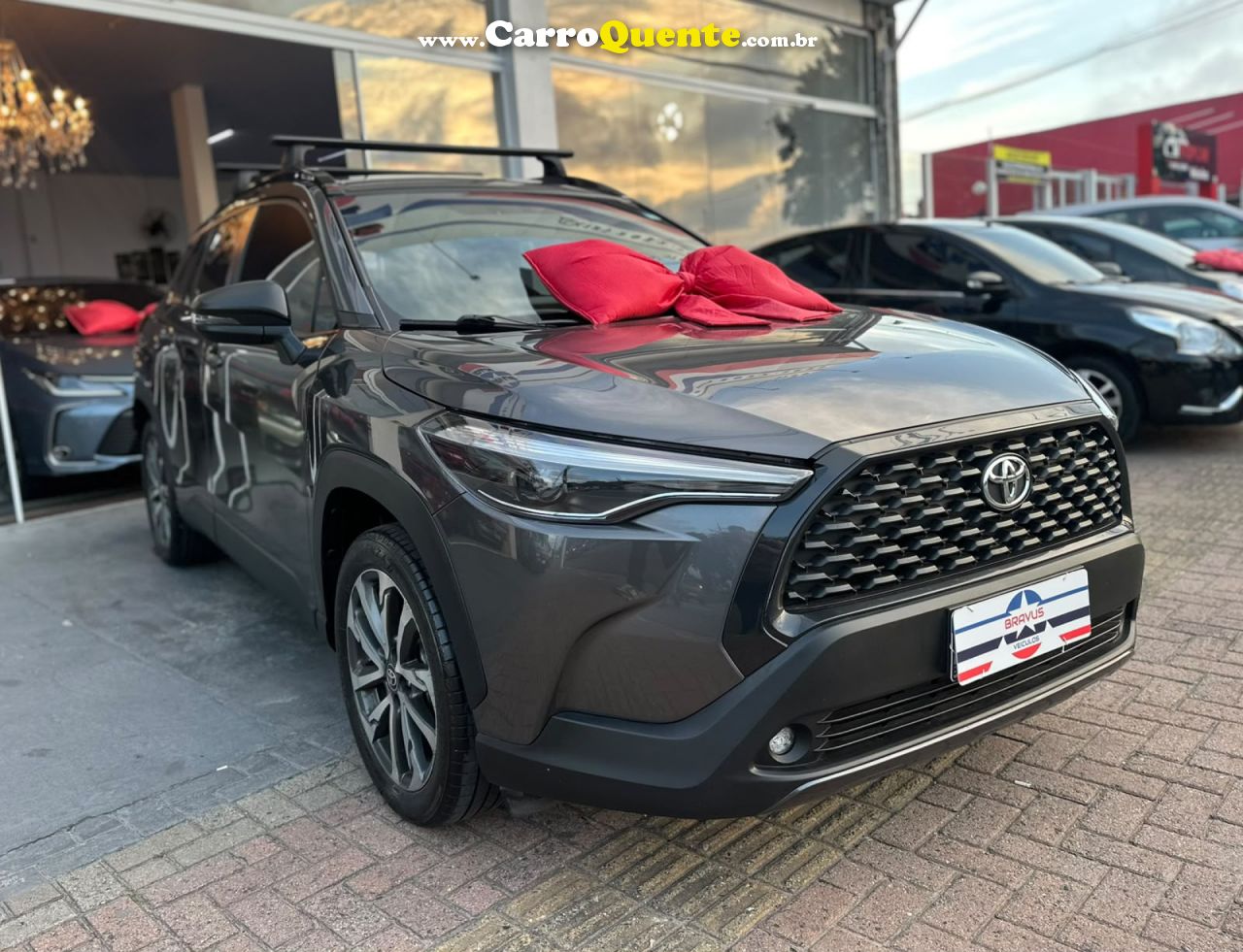 TOYOTA   COROLLA CROSS XRE 2.0 16V FLEX AUT.   CINZA 2022 2.0 FLEX - Loja
