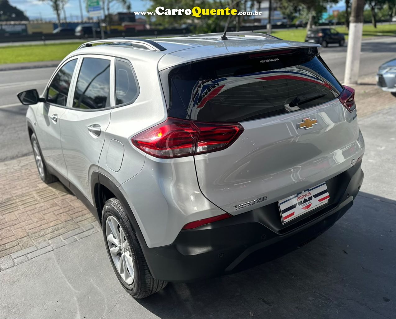 CHEVROLET   TRACKER 1.0 TURBO 12V FLEX AUT.    PRATA 2021 1.0 FLEX - Loja