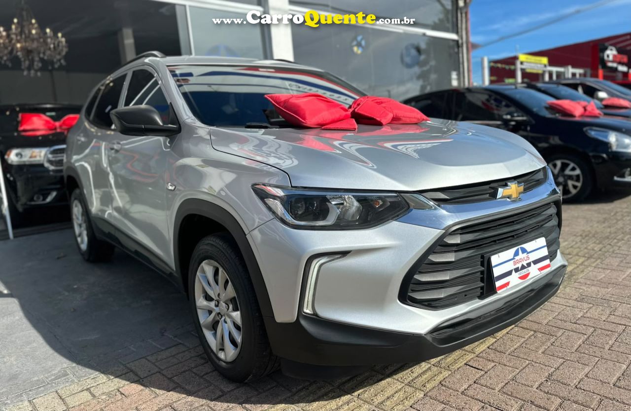 CHEVROLET   TRACKER 1.0 TURBO 12V FLEX AUT.    PRATA 2021 1.0 FLEX - Loja