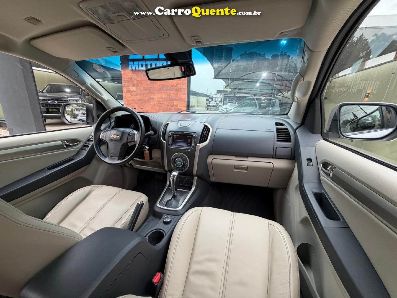 CHEVROLET   TRAILBLAZER LTZ 3.6 V6  AUT.   BRANCO 2013 3.6 GASOLINA - Loja