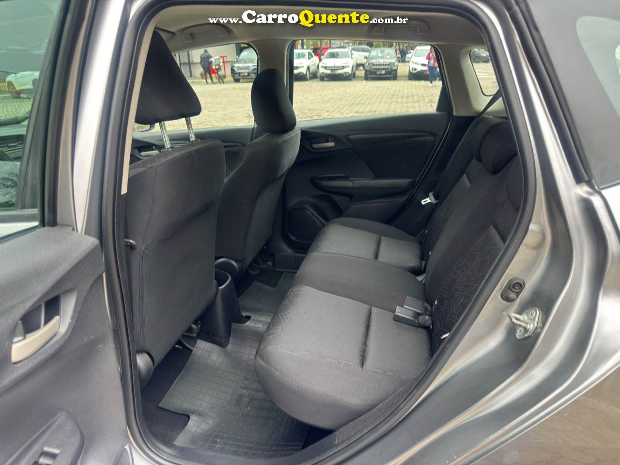 HONDA   FIT LX 1.5 FLEXONE 16V 5P AUT.   CINZA 2015 1.5 GASOLINA - Loja