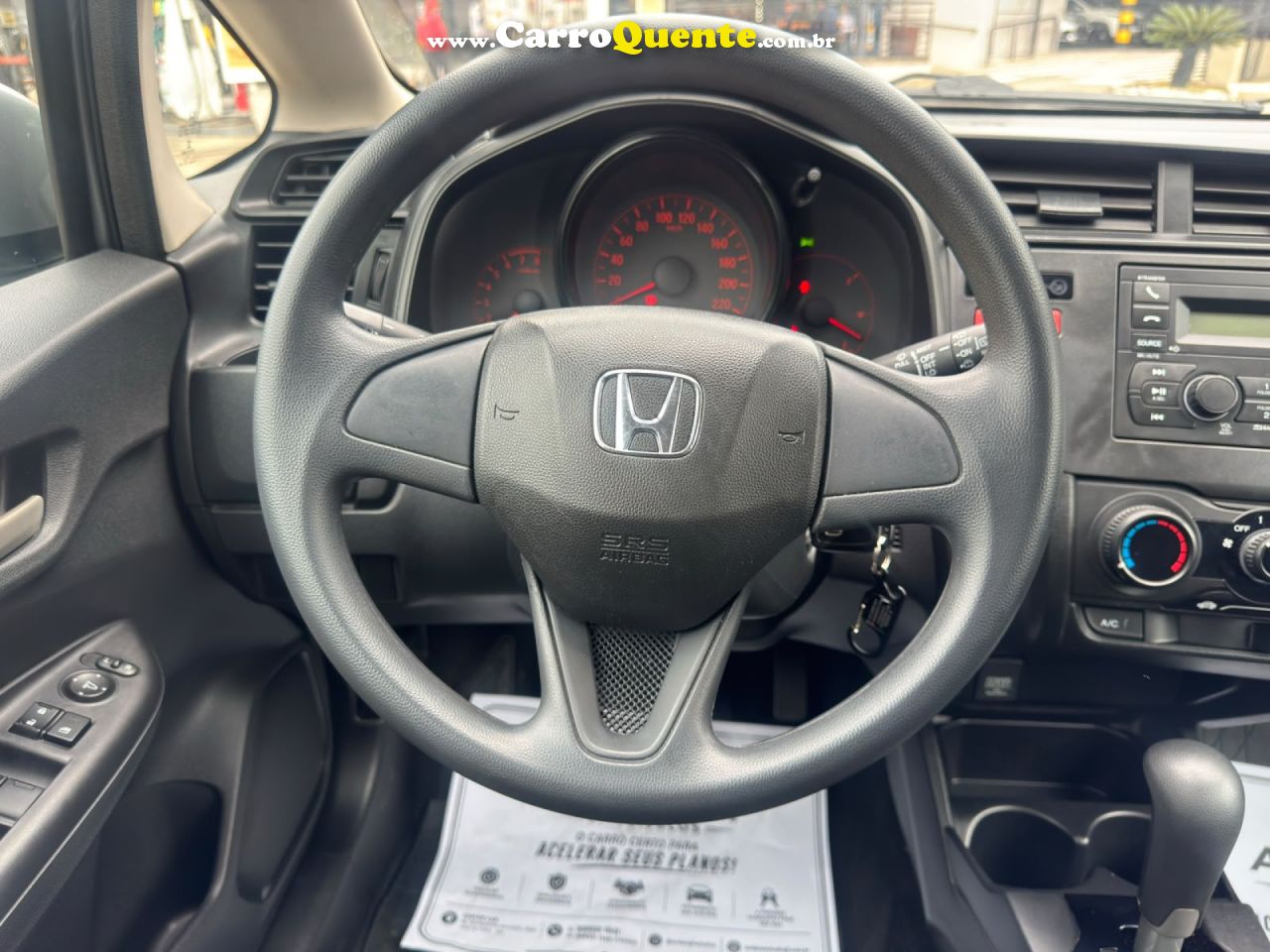 HONDA   FIT LX 1.5 FLEXONE 16V 5P AUT.   CINZA 2015 1.5 GASOLINA - Loja