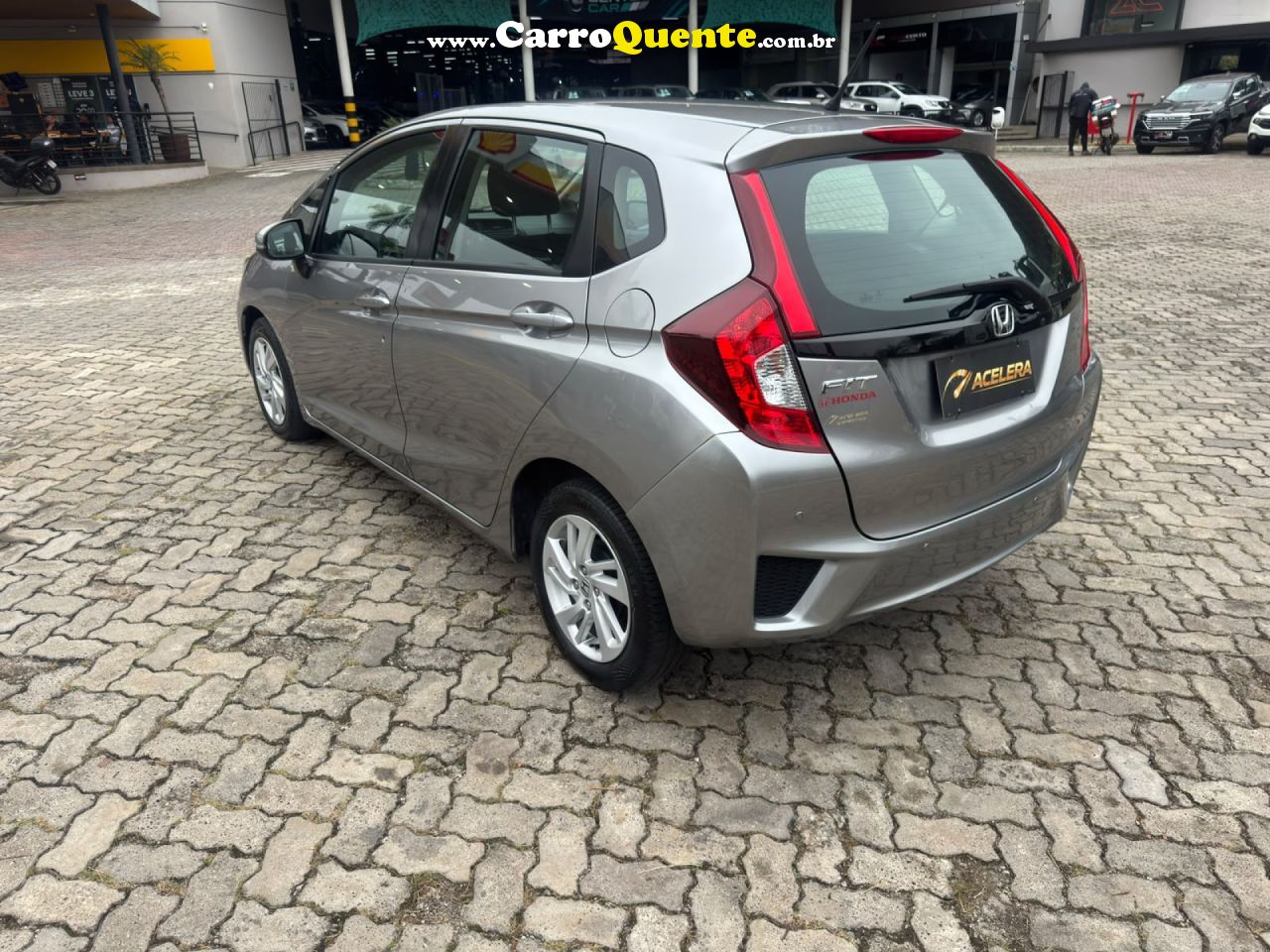 HONDA   FIT LX 1.5 FLEXONE 16V 5P AUT.   CINZA 2015 1.5 GASOLINA - Loja