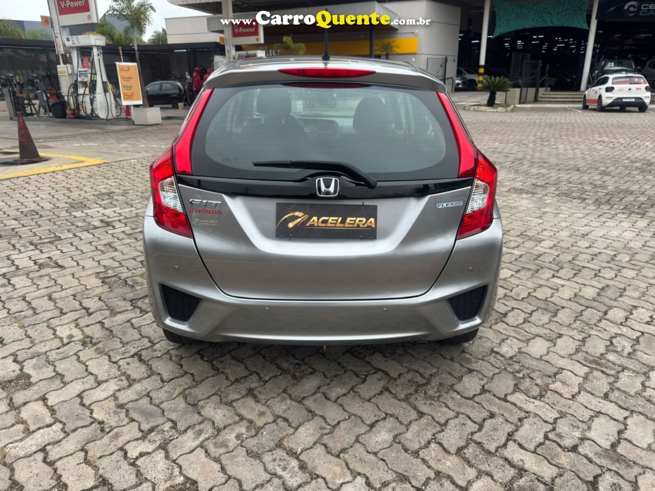 HONDA   FIT LX 1.5 FLEXONE 16V 5P AUT.   CINZA 2015 1.5 GASOLINA - Loja