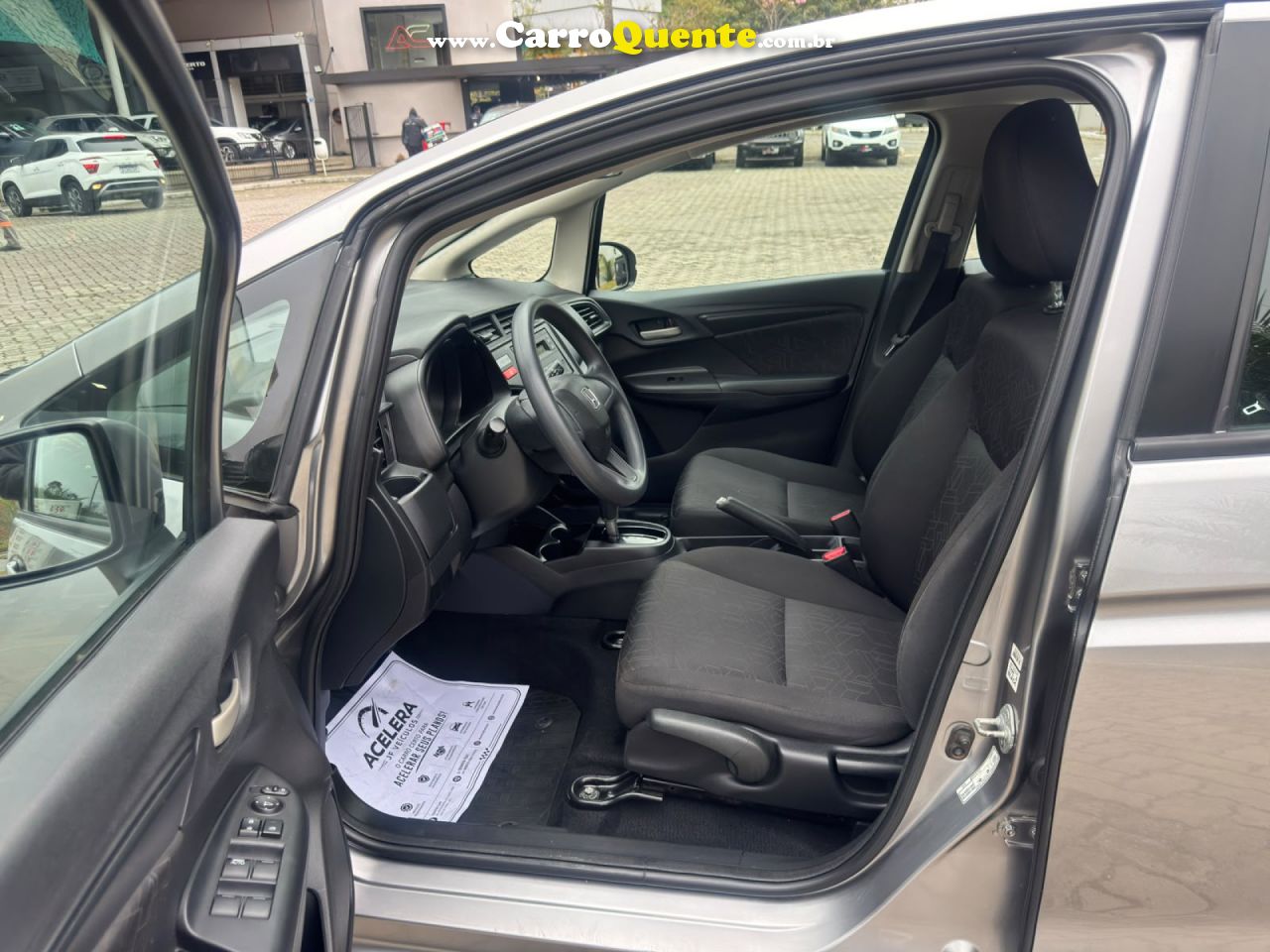 HONDA   FIT LX 1.5 FLEXONE 16V 5P AUT.   CINZA 2015 1.5 GASOLINA - Loja