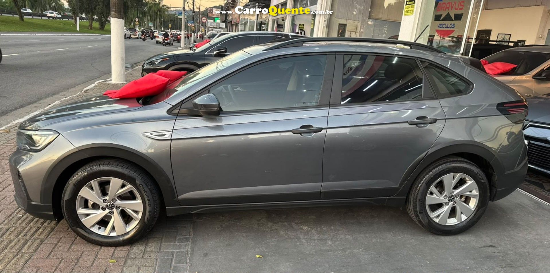 VOLKSWAGEN   NIVUS COMFORTLINE 1.0 200 TSI FLEX AUT.   CINZA 2021 1.0 FLEX - Loja