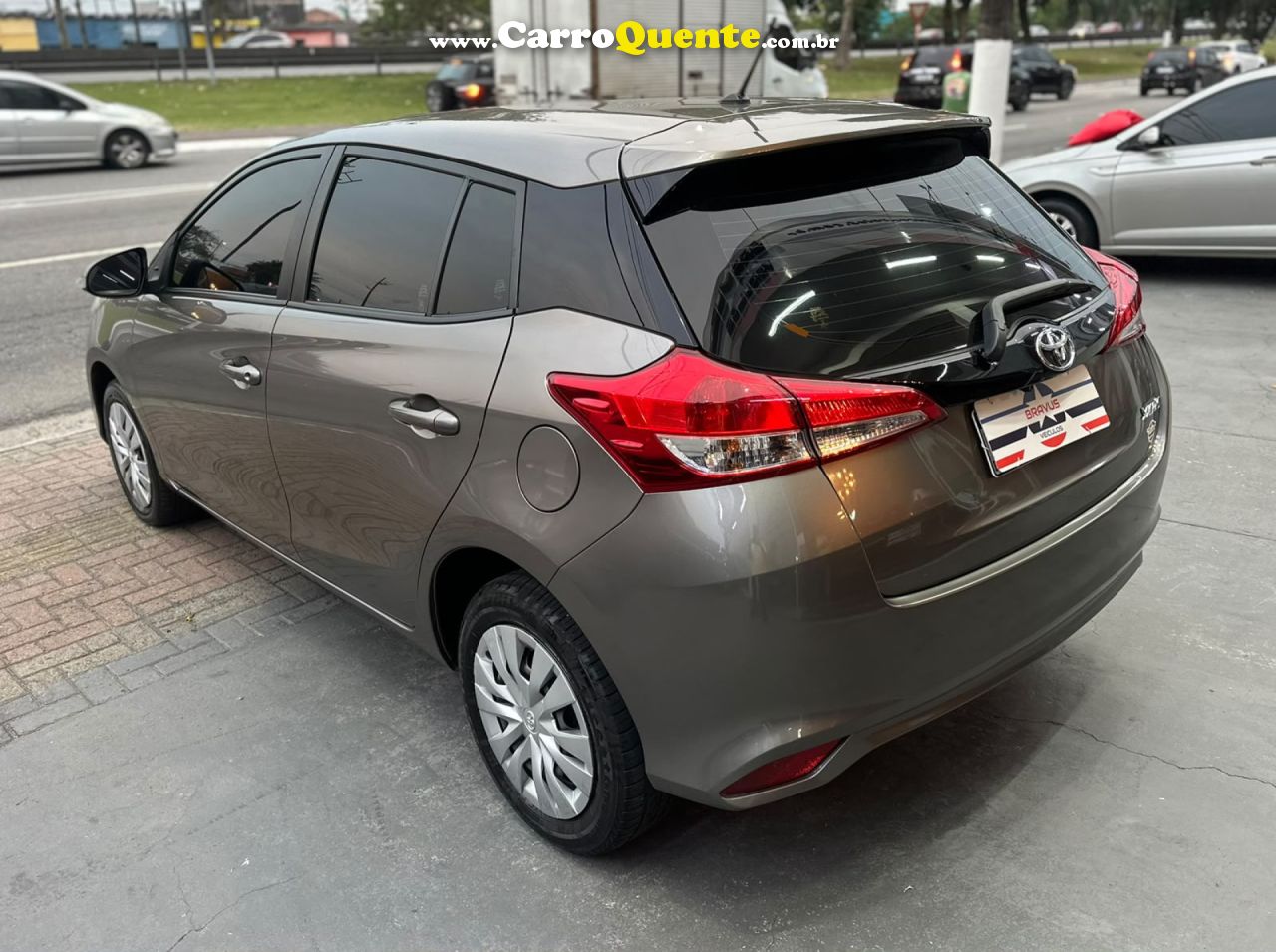 TOYOTA   YARIS XL 1.3 FLEX 16V 5P AUT.   CINZA 2020 1.3 FLEX - Loja