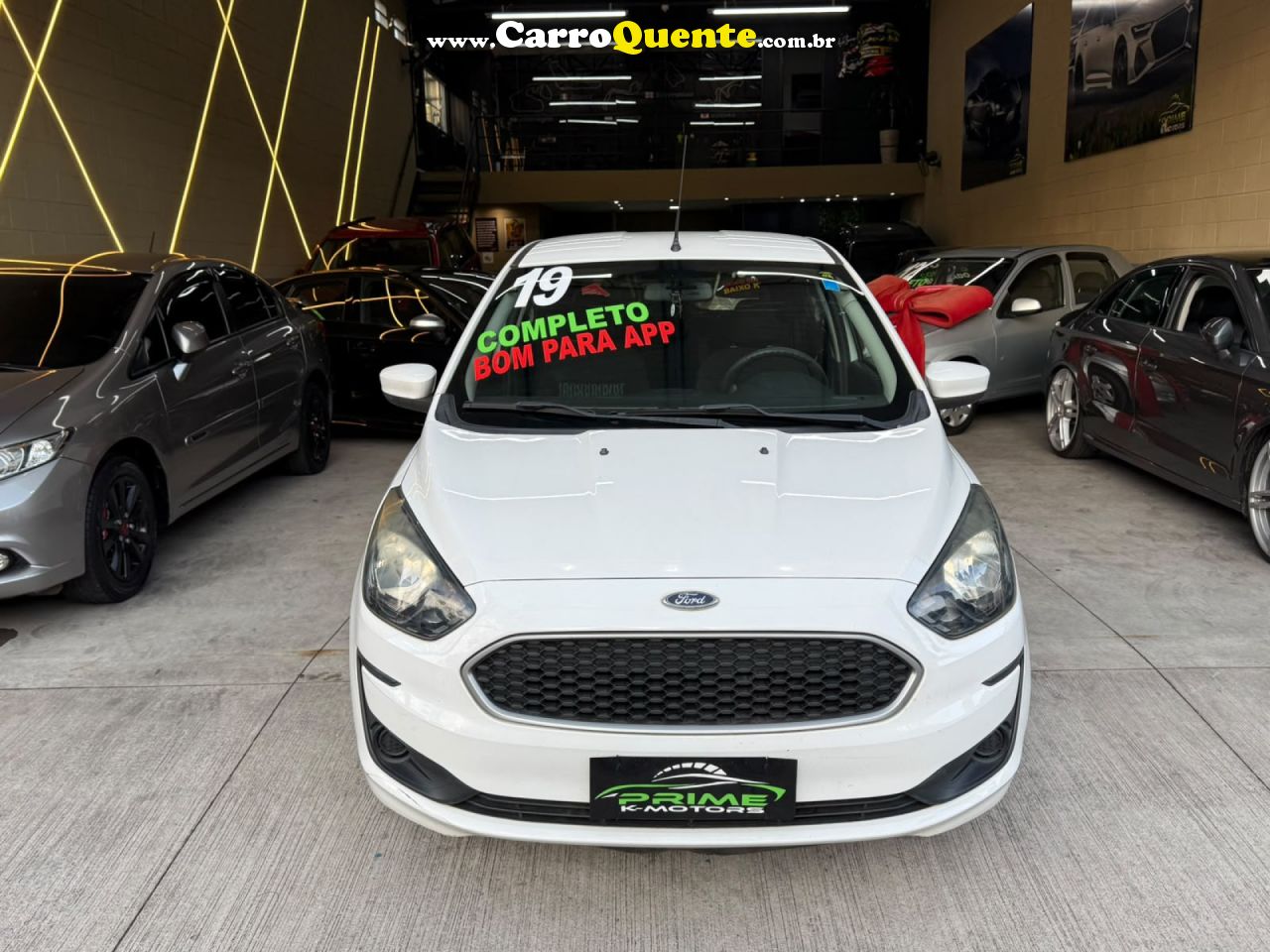 FORD   KA 1.0 SESE PLUS TIVCT FLEX 5P   BRANCO 2019 1.0 FLEX - Loja