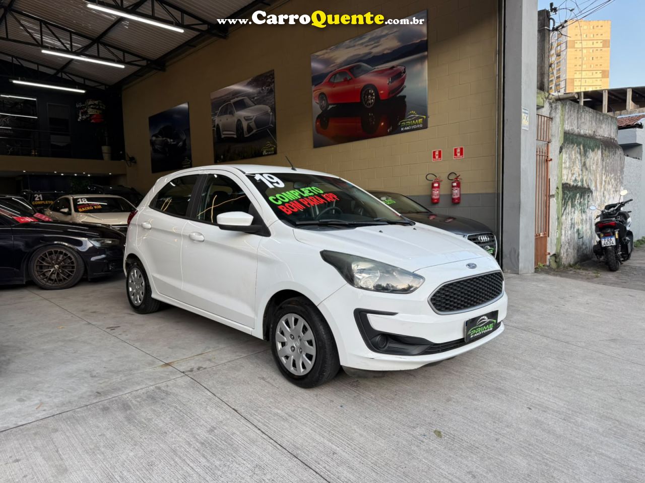 FORD   KA 1.0 SESE PLUS TIVCT FLEX 5P   BRANCO 2019 1.0 FLEX - Loja