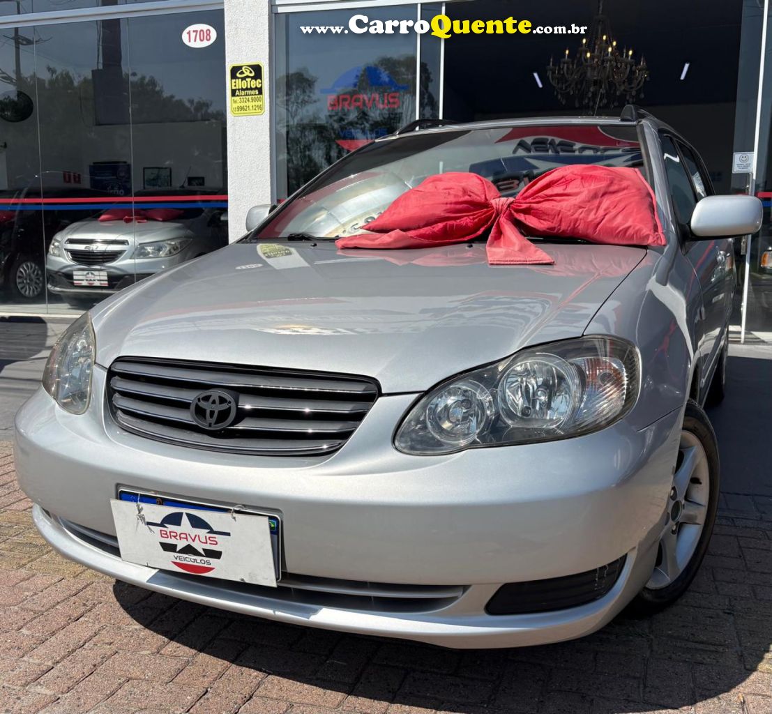 TOYOTA   COROLLA FIELDER SW 1.81.8 XEI FLEX AUT.   PRATA 2005 1.8 FLEX - Loja