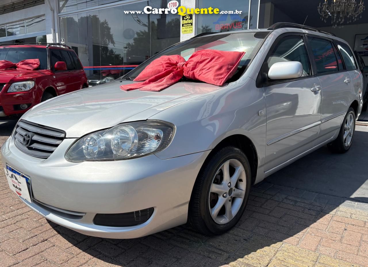 TOYOTA   COROLLA FIELDER SW 1.81.8 XEI FLEX AUT.   PRATA 2005 1.8 FLEX - Loja