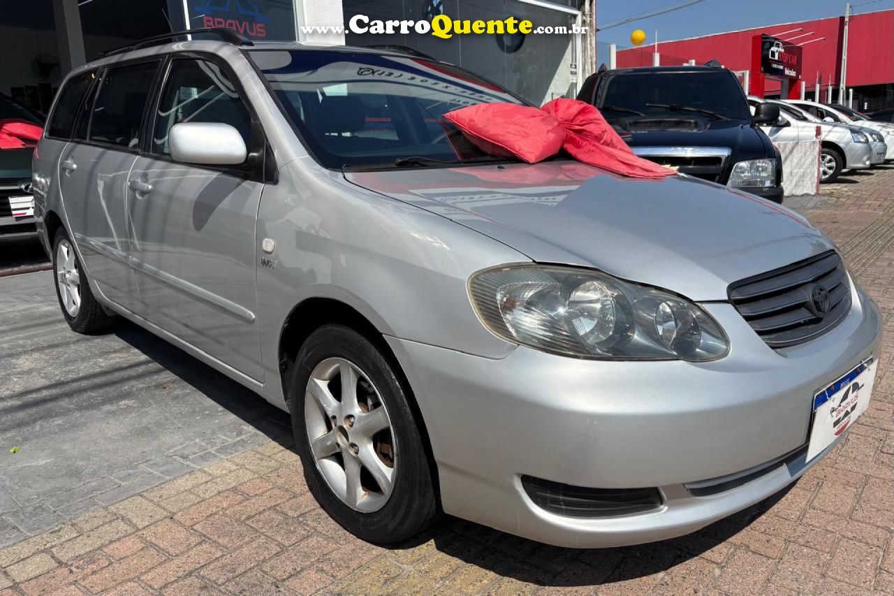 TOYOTA   COROLLA FIELDER SW 1.81.8 XEI FLEX AUT.   PRATA 2005 1.8 FLEX - Loja