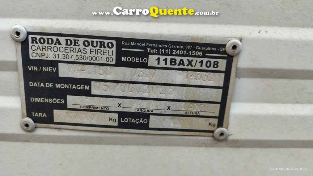 Volkswagen Delivery Express Delivery DRC 4-150 Baú - Loja