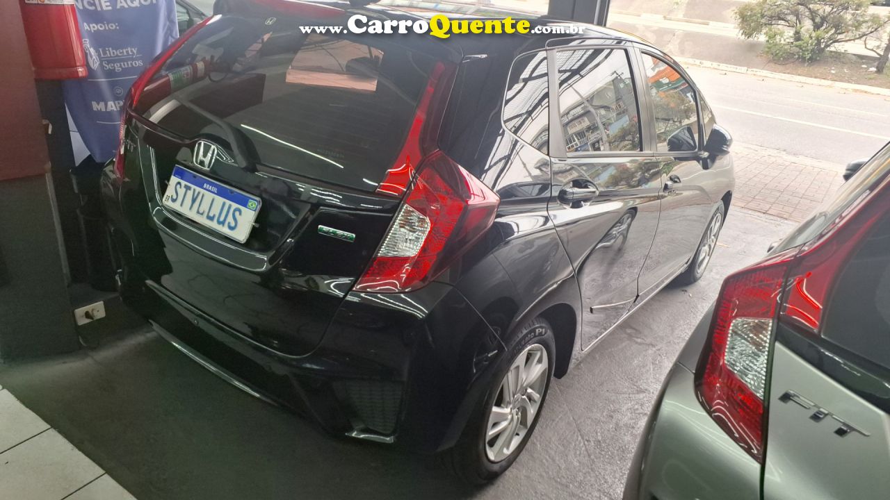 HONDA   FIT LX 1.5 FLEXONE 16V 5P AUT.   PRETO 2017 1.5 FLEX - Loja