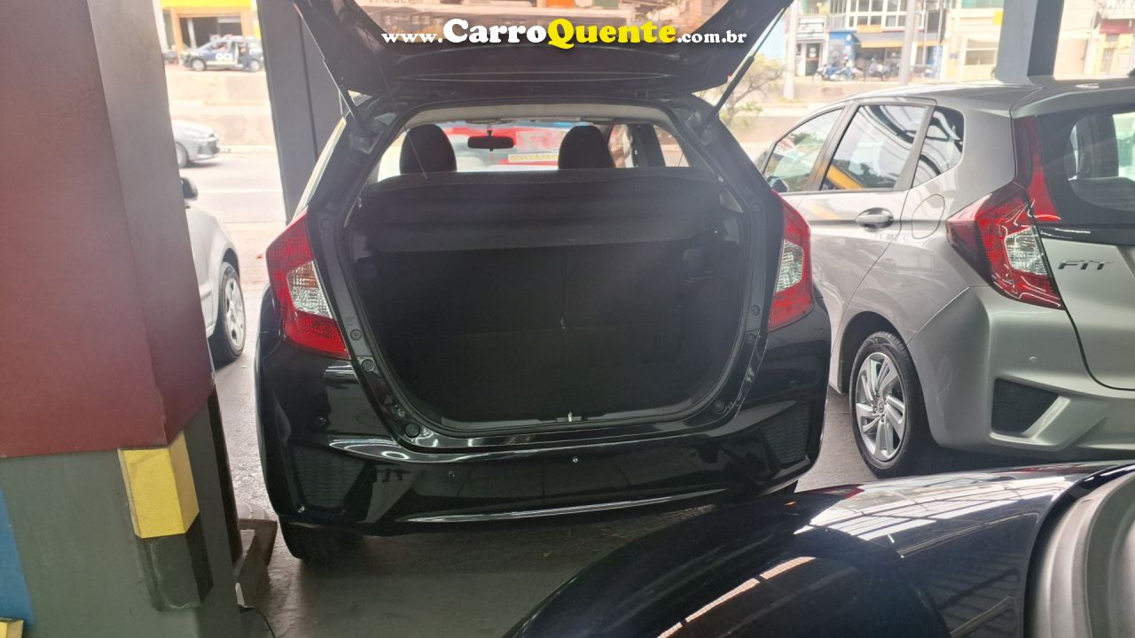 HONDA   FIT LX 1.5 FLEXONE 16V 5P AUT.   PRETO 2017 1.5 FLEX - Loja