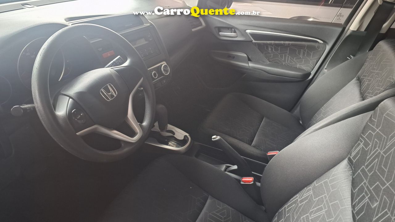 HONDA   FIT LX 1.5 FLEXONE 16V 5P AUT.   PRETO 2017 1.5 FLEX - Loja