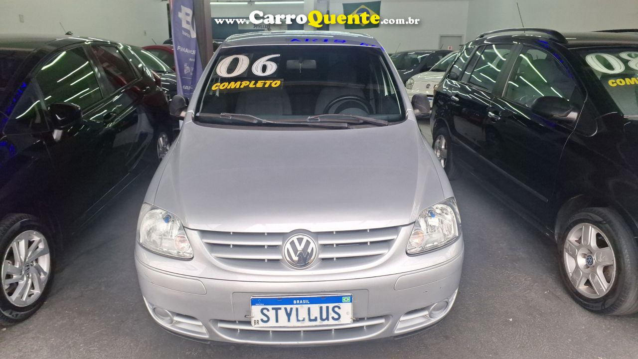 VOLKSWAGEN   FOX PLUS 1.6MI 1.6MI TOTAL FLEX 8V 4P   PRATA 2006 1.6 FLEX - Loja
