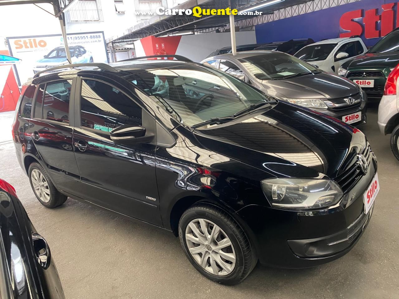 VOLKSWAGEN   SPACEFOX 1.6 1.6 TREND TOTAL FLEX 8V 5P   PRETO 2013 1.6 FLEX - Loja