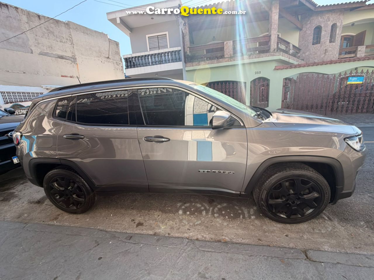 JEEP   COMPASS LONGITUDE 2.0 4X2 FLEX 16V AUT.   CINZA 2021 2.0 FLEX - Loja