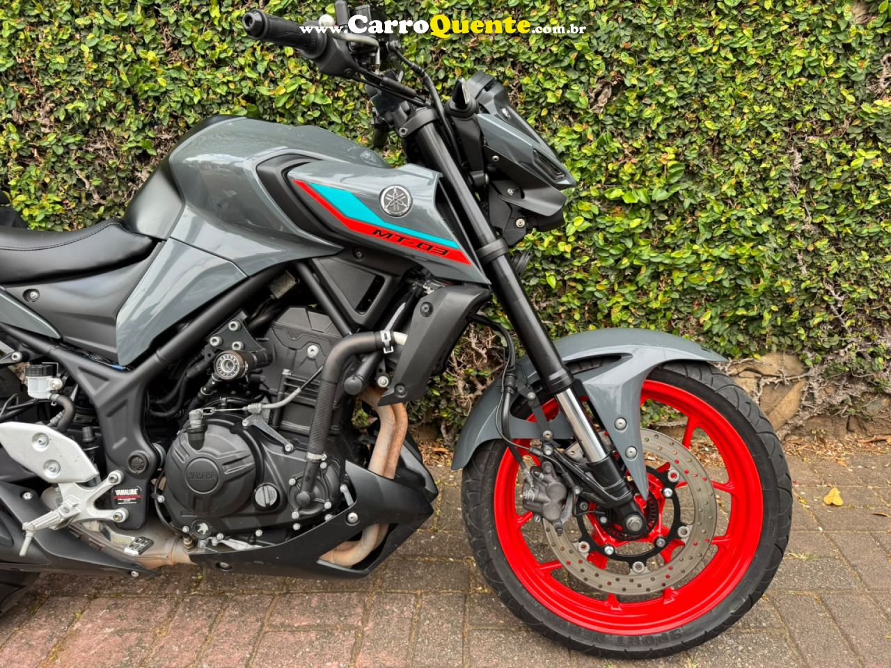 YAMAHA    MT 03   CINZA 2023 321 GASOLINA - Loja