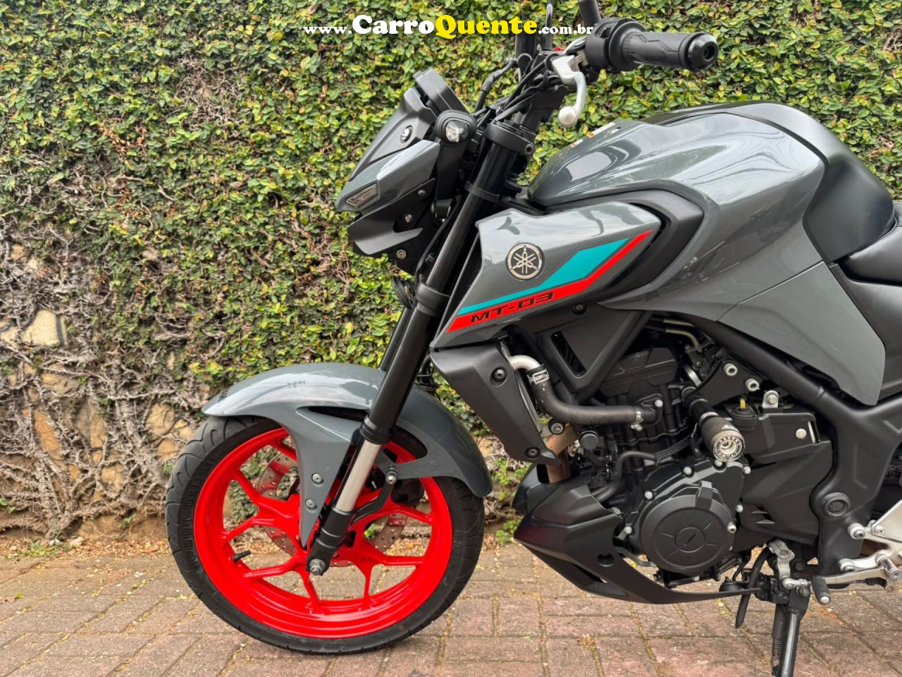 YAMAHA    MT 03   CINZA 2023 321 GASOLINA - Loja