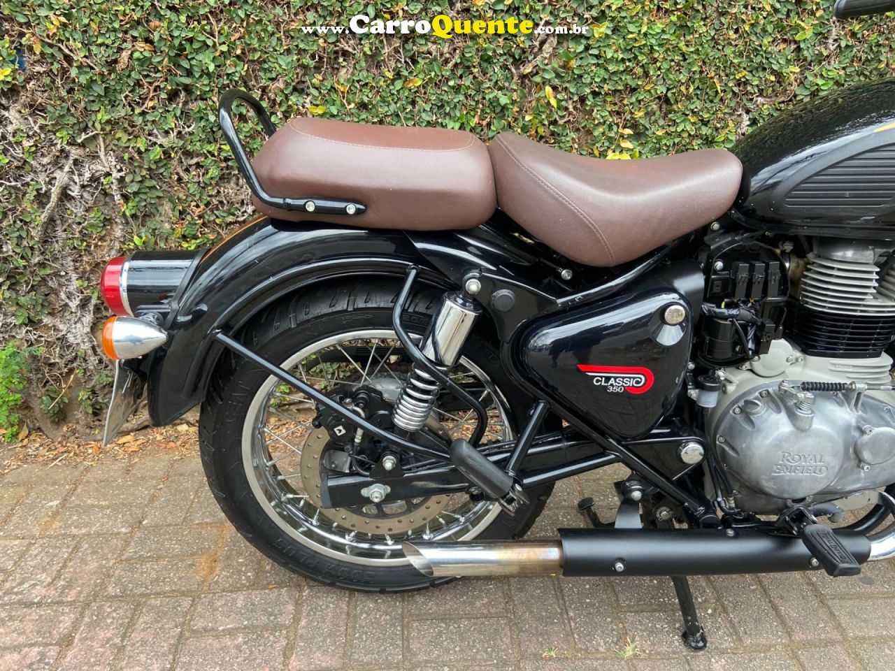ROYAL ENFIELD   CLASSIC DARK 350CC ABS   MARROM 2022 350 GASOLINA - Loja