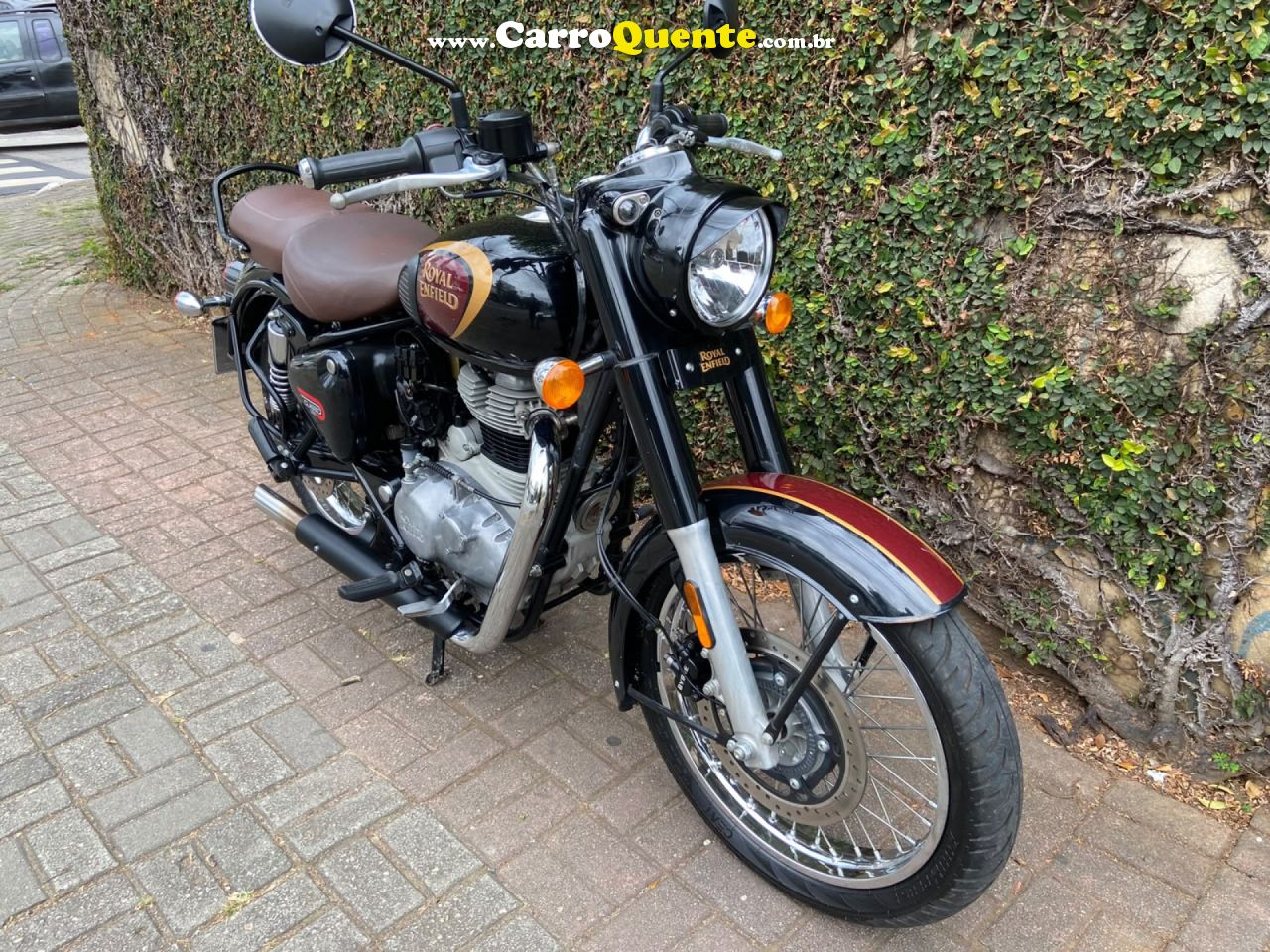ROYAL ENFIELD   CLASSIC DARK 350CC ABS   MARROM 2022 350 GASOLINA - Loja