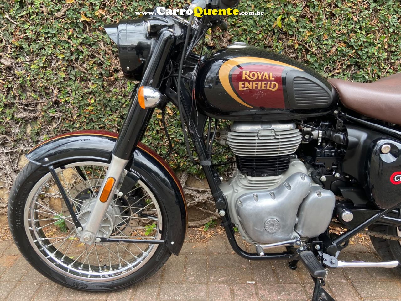 ROYAL ENFIELD   CLASSIC DARK 350CC ABS   MARROM 2022 350 GASOLINA - Loja