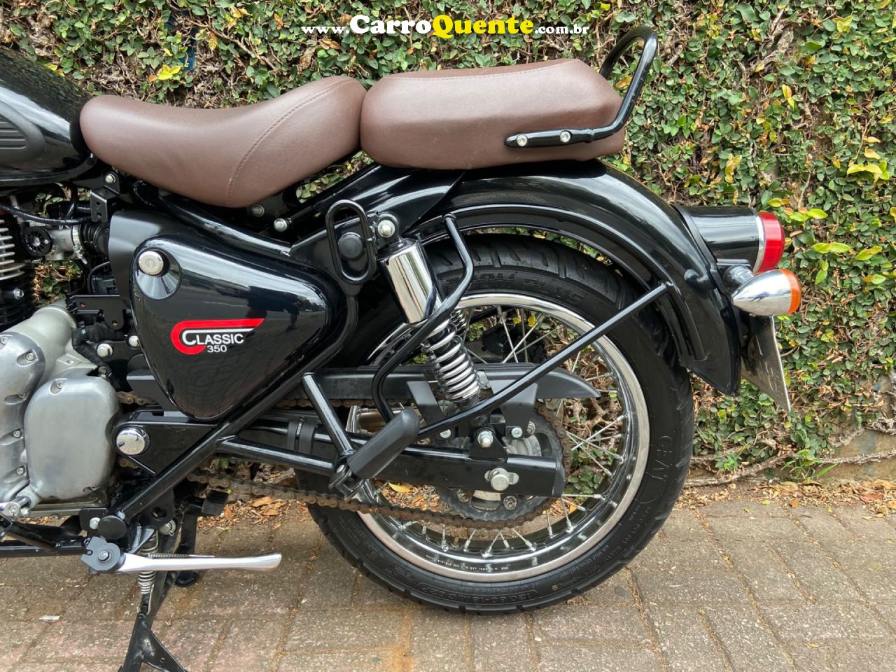 ROYAL ENFIELD   CLASSIC DARK 350CC ABS   MARROM 2022 350 GASOLINA - Loja