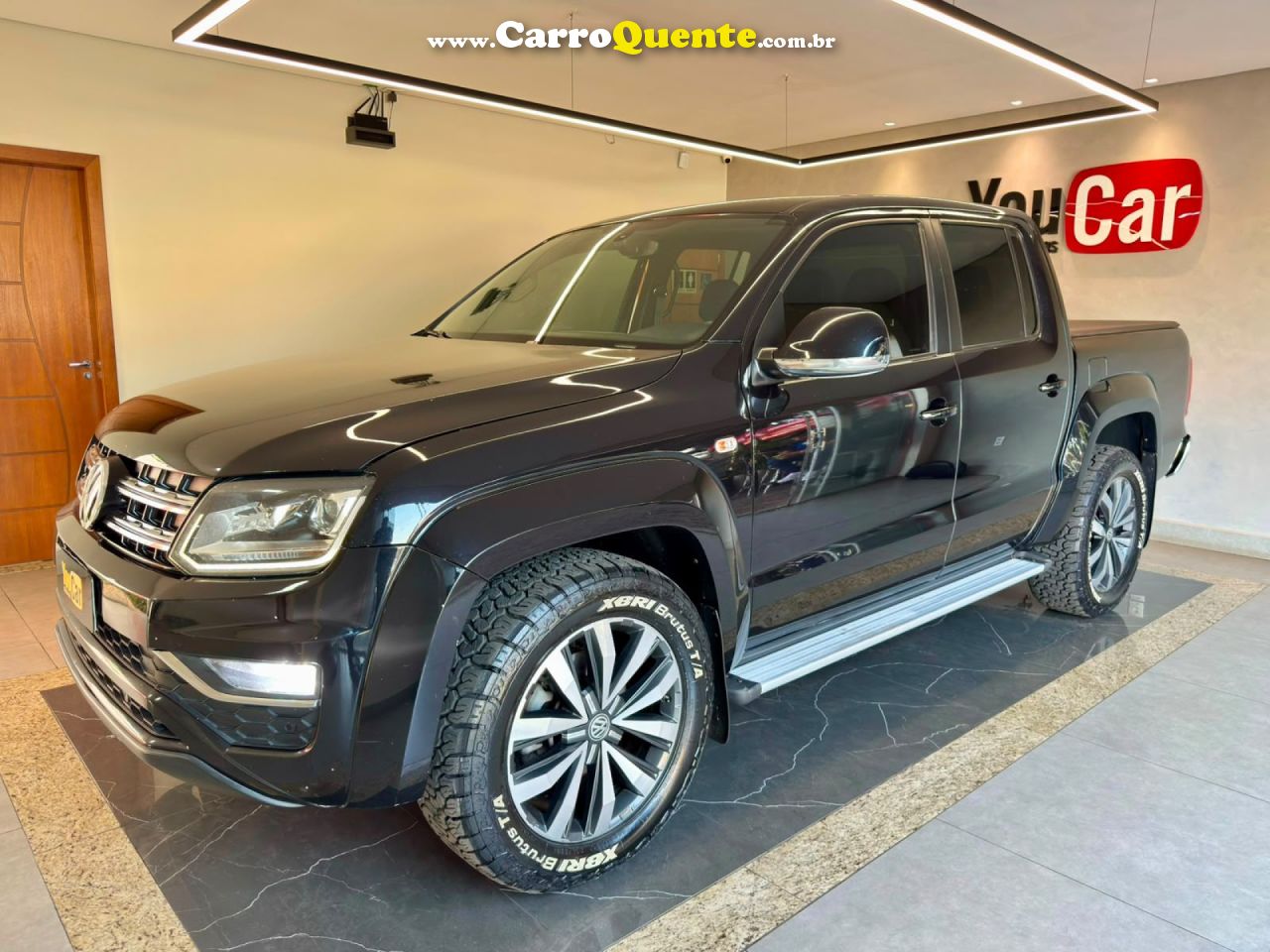VOLKSWAGEN   AMAROK EXTREME CD 3.0 4X4 TB DIES. AUT.   PRETO 2019 3.0 DIESEL - Loja