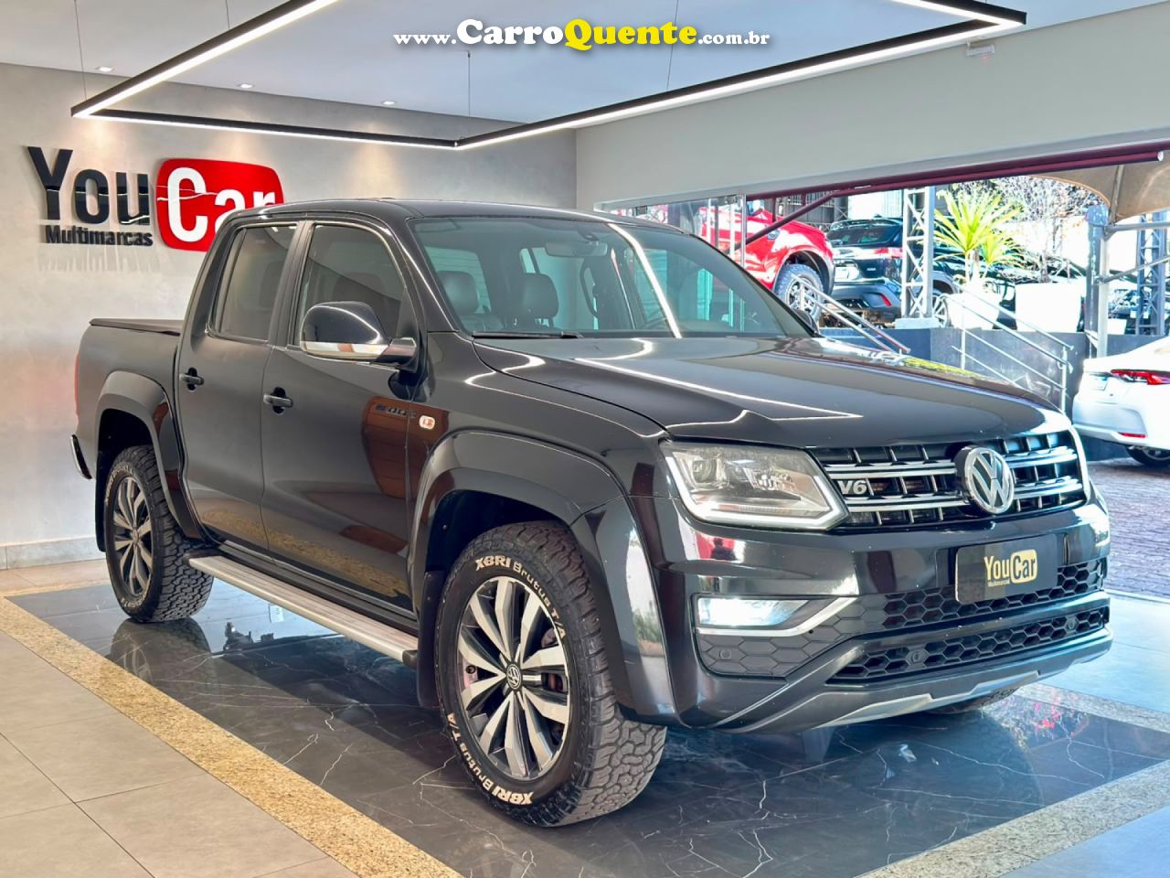 VOLKSWAGEN   AMAROK EXTREME CD 3.0 4X4 TB DIES. AUT.   PRETO 2019 3.0 DIESEL - Loja