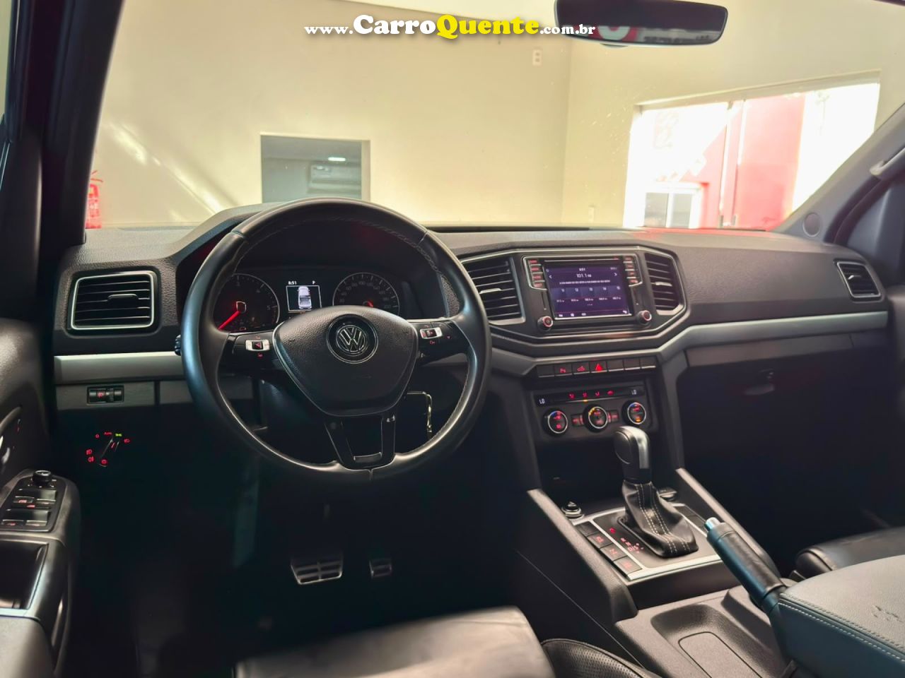 VOLKSWAGEN   AMAROK EXTREME CD 3.0 4X4 TB DIES. AUT.   PRETO 2019 3.0 DIESEL - Loja