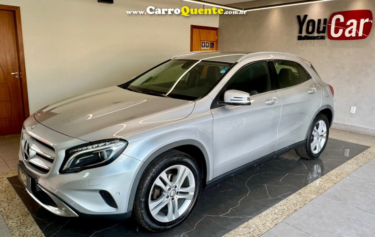 MERCEDES-BENZ   GLA 200 ADVANCE 1.61.6 TB 16V FLEX AUT.   PRATA 2017 1.6 FLEX - Loja