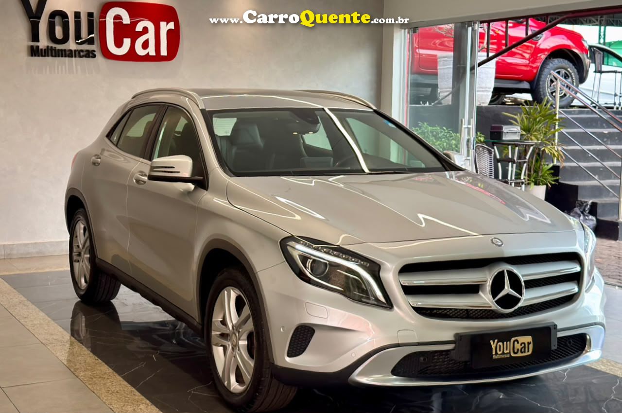 MERCEDES-BENZ   GLA 200 ADVANCE 1.61.6 TB 16V FLEX AUT.   PRATA 2017 1.6 FLEX - Loja