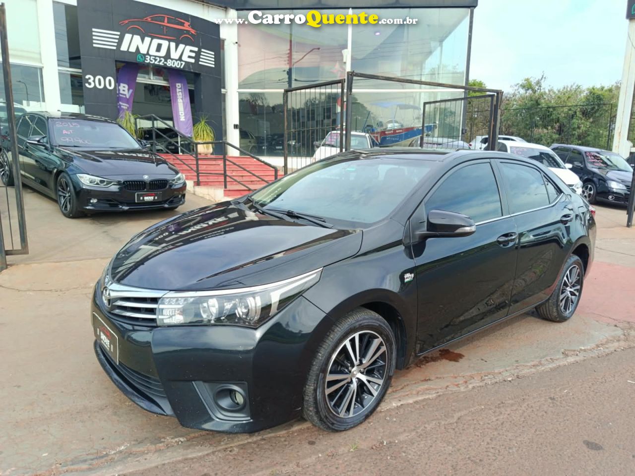 TOYOTA   COROLLA ALTIS 2.0 FLEX 16V AUT.   PRETO 2016 2.0 FLEX - Loja