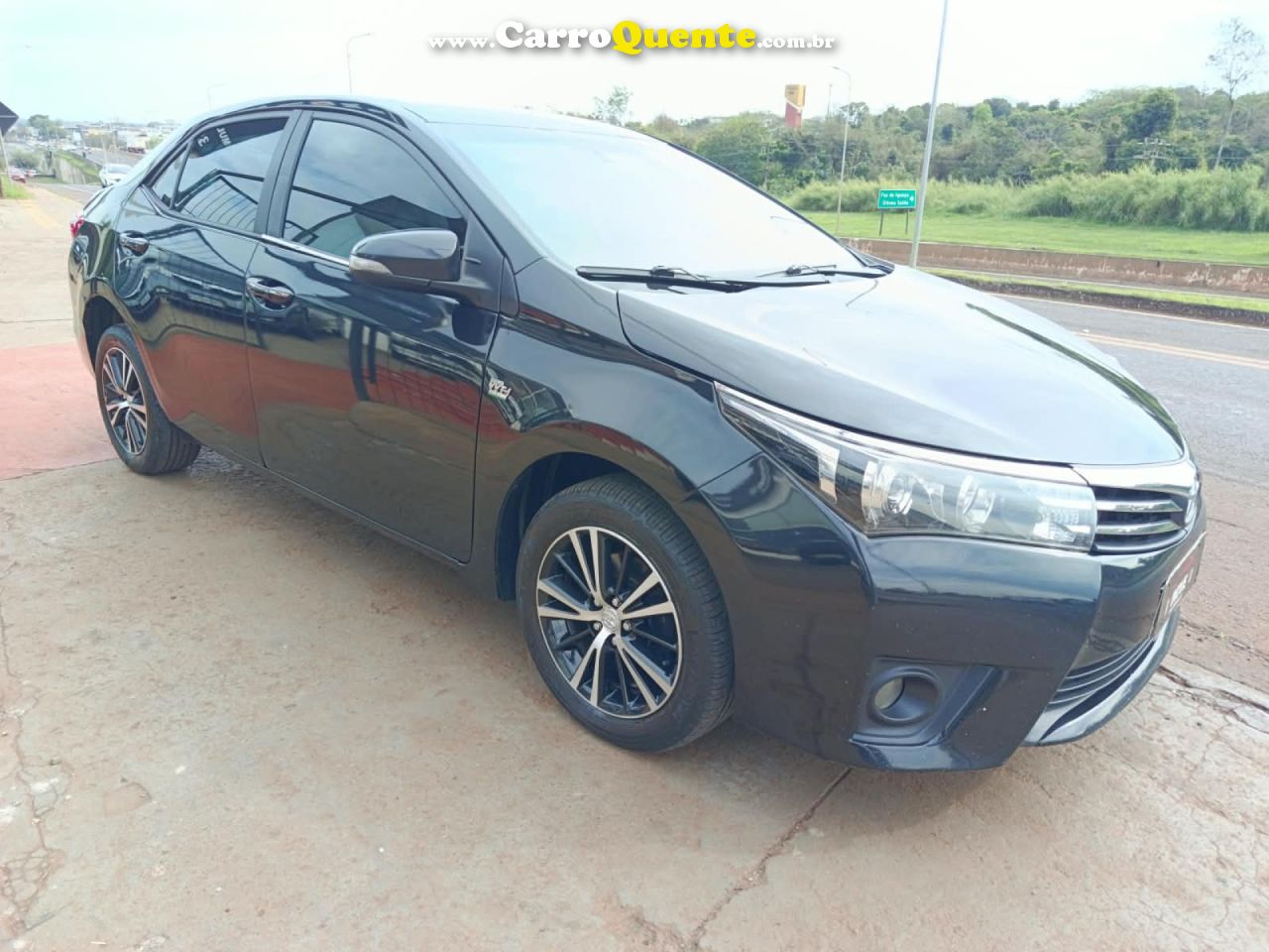 TOYOTA   COROLLA ALTIS 2.0 FLEX 16V AUT.   PRETO 2016 2.0 FLEX - Loja