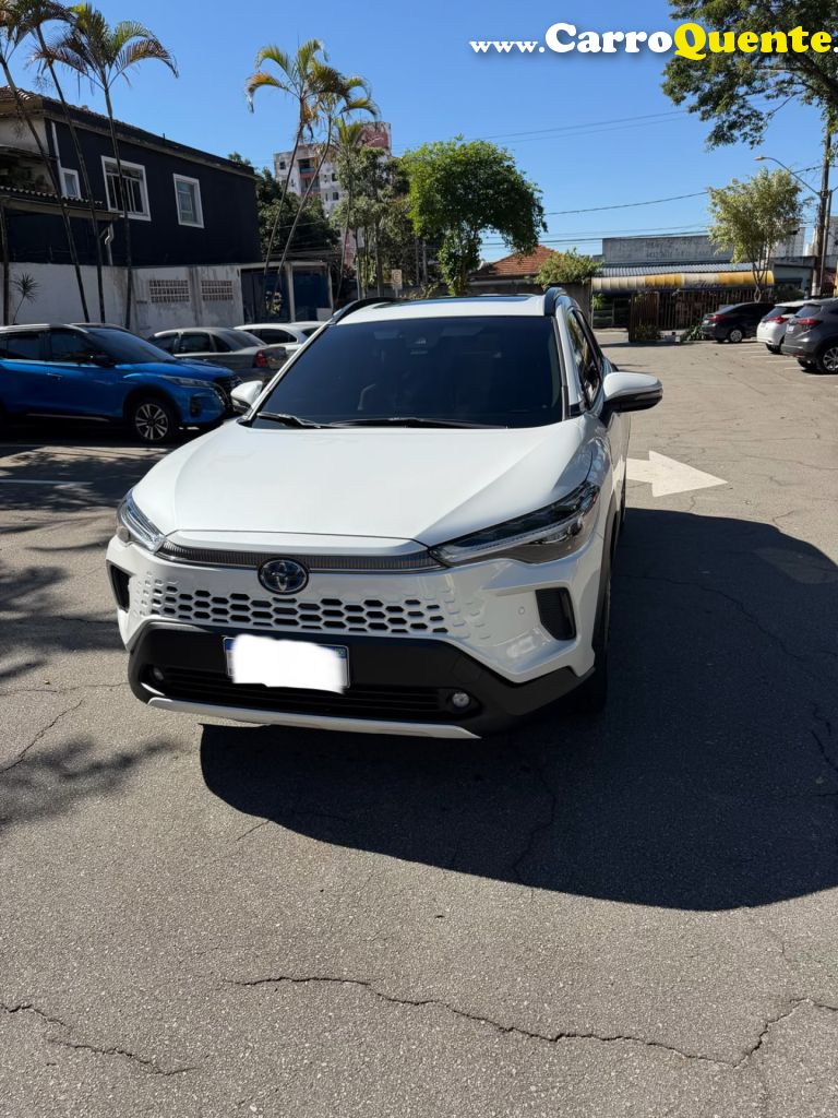 TOYOTA   COROLLA CROSS XRX 1.8 16V AUT.(HYBRID)   BRANCO 2025 1.8 FLEX E ELÉTRICO - Loja