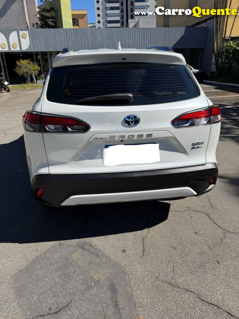 TOYOTA   COROLLA CROSS XRX 1.8 16V AUT.(HYBRID)   BRANCO 2025 1.8 FLEX E ELÉTRICO - Loja