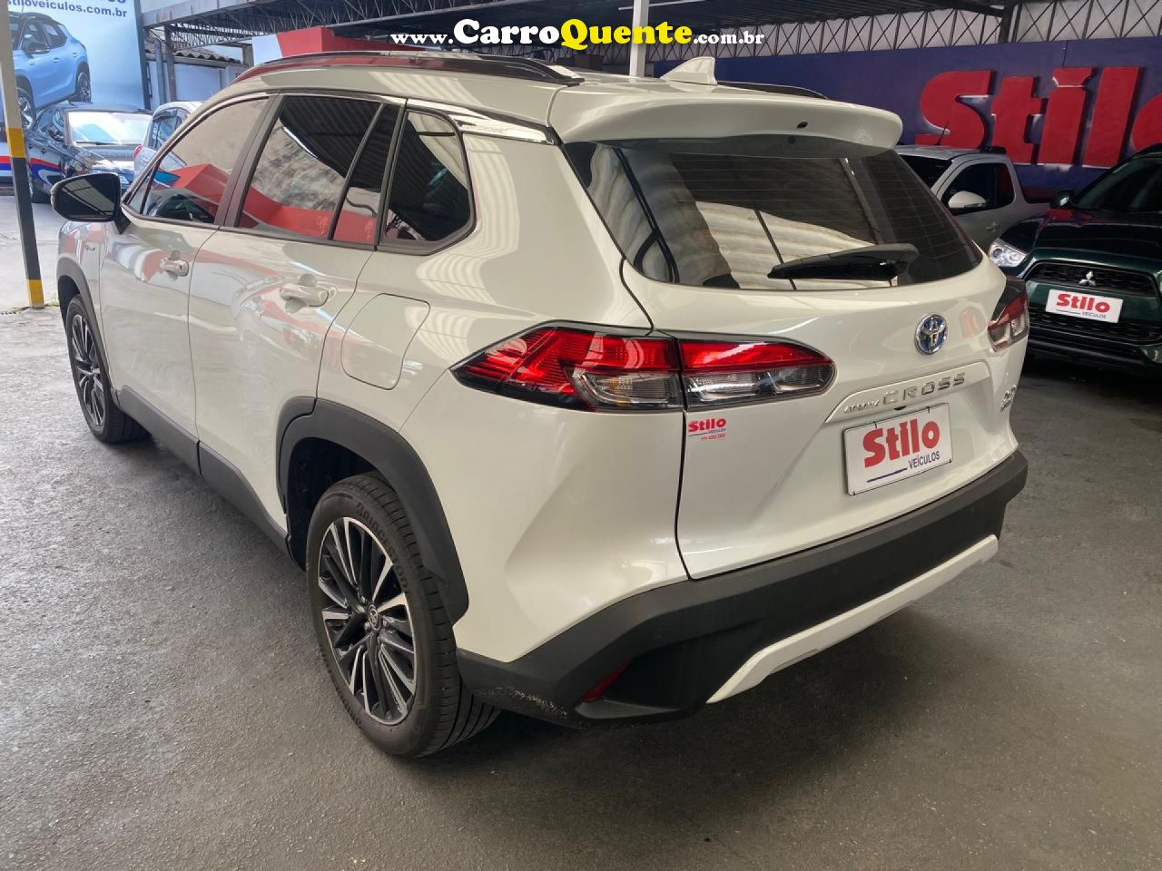 TOYOTA   COROLLA CROSS XRX 1.8 16V AUT.(HYBRID)   BRANCO 2025 1.8 FLEX E ELÉTRICO - Loja