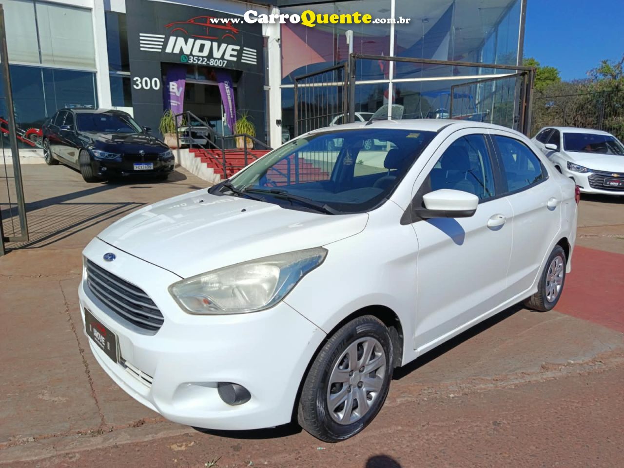 FORD   KA+ SEDAN 1.5 SEL 16V FLEX 4P   BRANCO 2015 1.5 FLEX - Loja