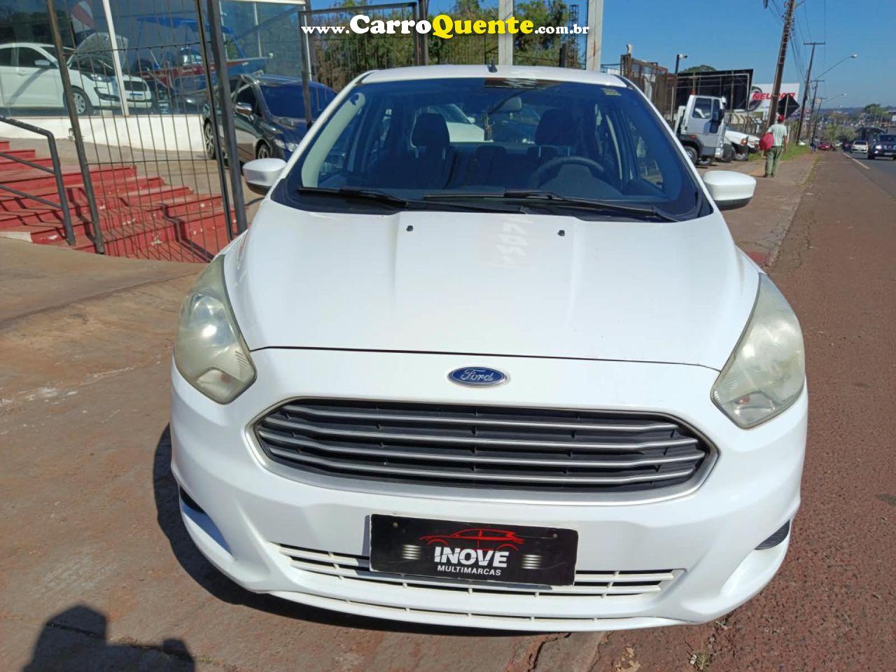 FORD   KA+ SEDAN 1.5 SEL 16V FLEX 4P   BRANCO 2015 1.5 FLEX - Loja