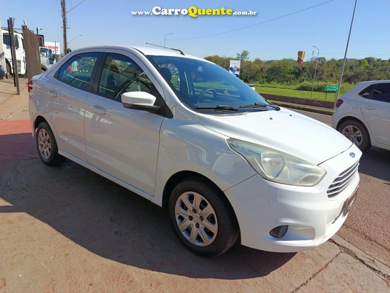 FORD   KA+ SEDAN 1.5 SEL 16V FLEX 4P   BRANCO 2015 1.5 FLEX - Loja