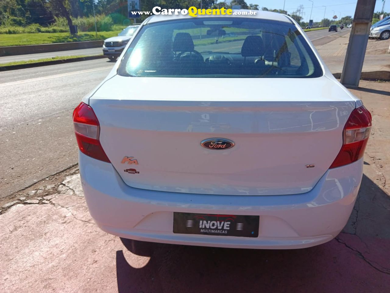 FORD   KA+ SEDAN 1.5 SEL 16V FLEX 4P   BRANCO 2015 1.5 FLEX - Loja