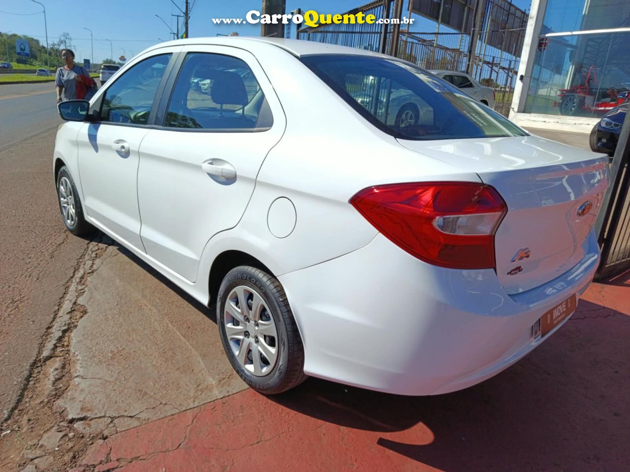 FORD   KA+ SEDAN 1.5 SEL 16V FLEX 4P   BRANCO 2015 1.5 FLEX - Loja