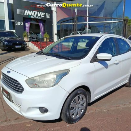 FORD   KA+ SEDAN 1.5 SEL 16V FLEX 4P   BRANCO 2015 1.5 FLEX