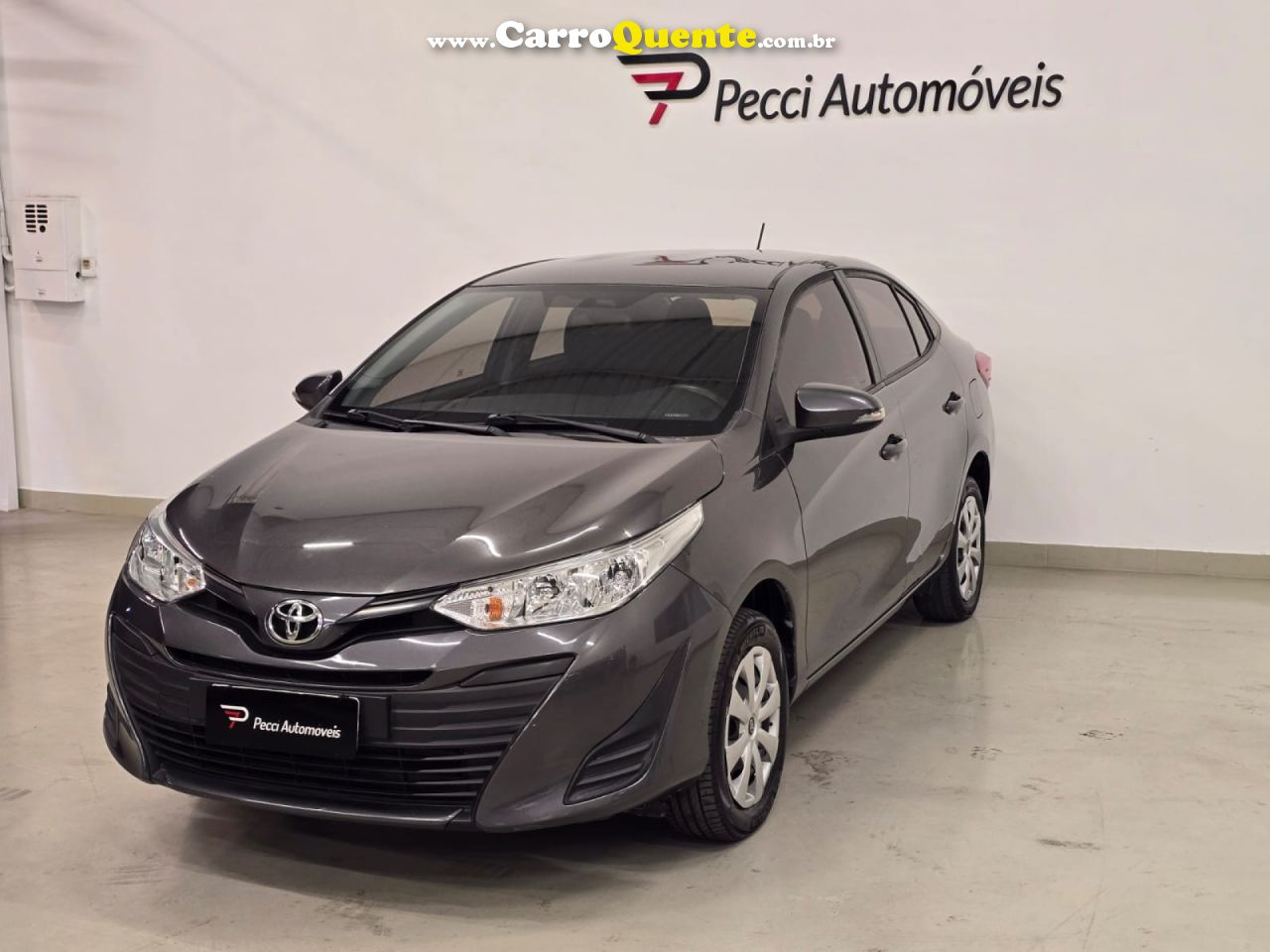 TOYOTA   YARIS XL LIVE SEDAN 1.5 FLEX 16V 4P AUT.   CINZA 2021 1.5 FLEX - Loja