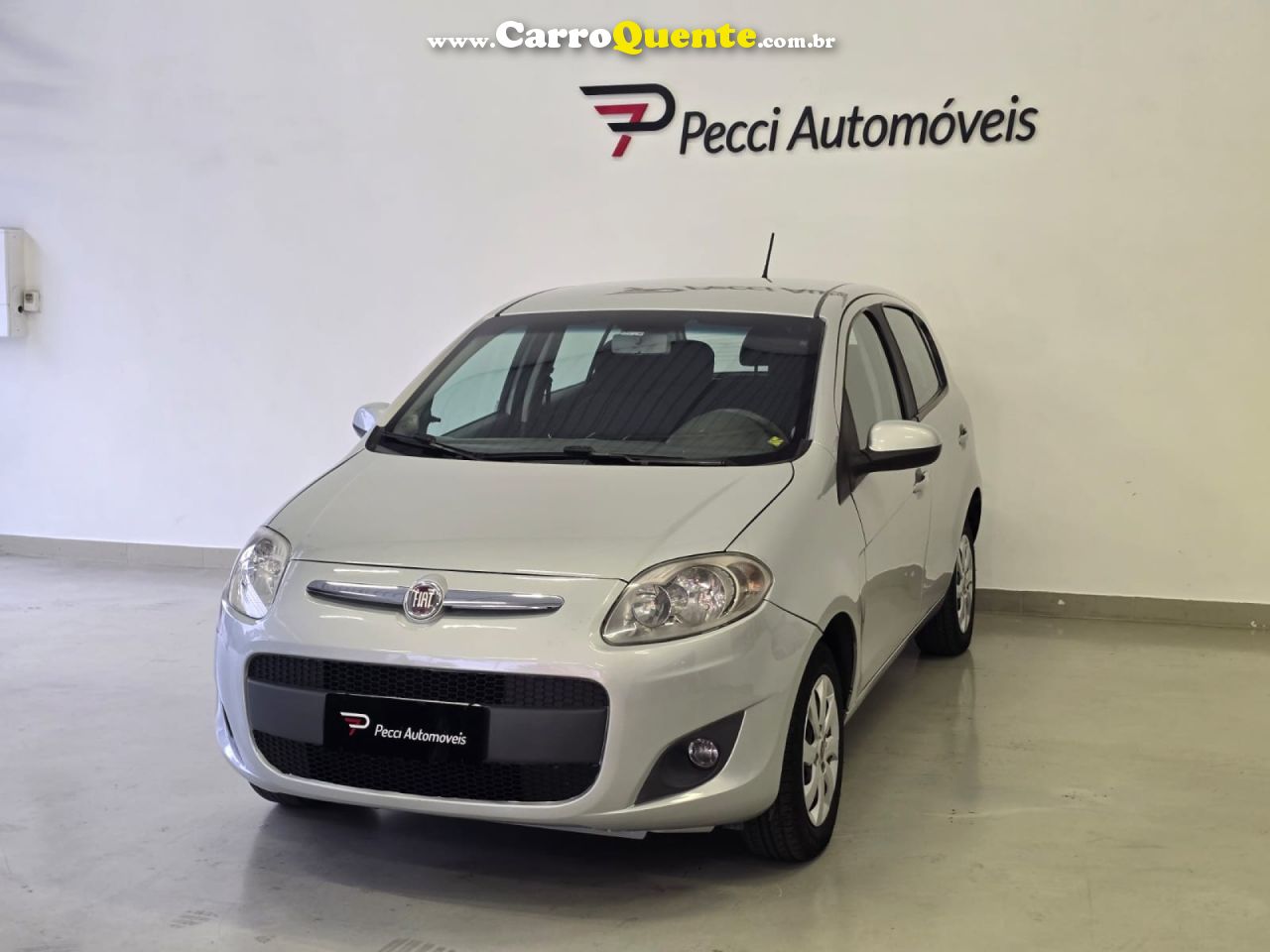 FIAT   PALIO ATTRA.ITÁLIA 1.4 EVO F.FLEX 8V 5P   PRATA 2013 1.4 GASOLINA - Loja